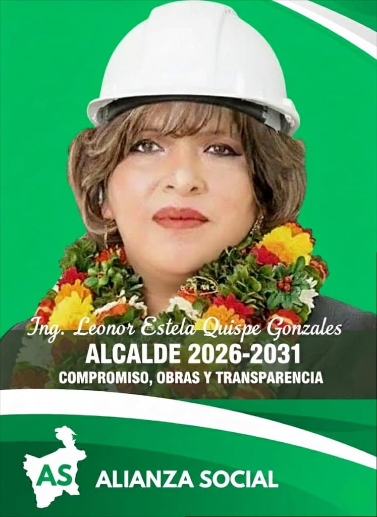 Ing. Leonor Quispe - Alcaldesa 2026